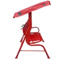 vidaXL Hollywoodschaukel Kinder Rot mit Sonnendach Bild 3