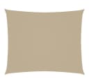 vidaXL Sonnensegel Rechteckig 4x6 m Beige PU-Gewebe Bild 2
