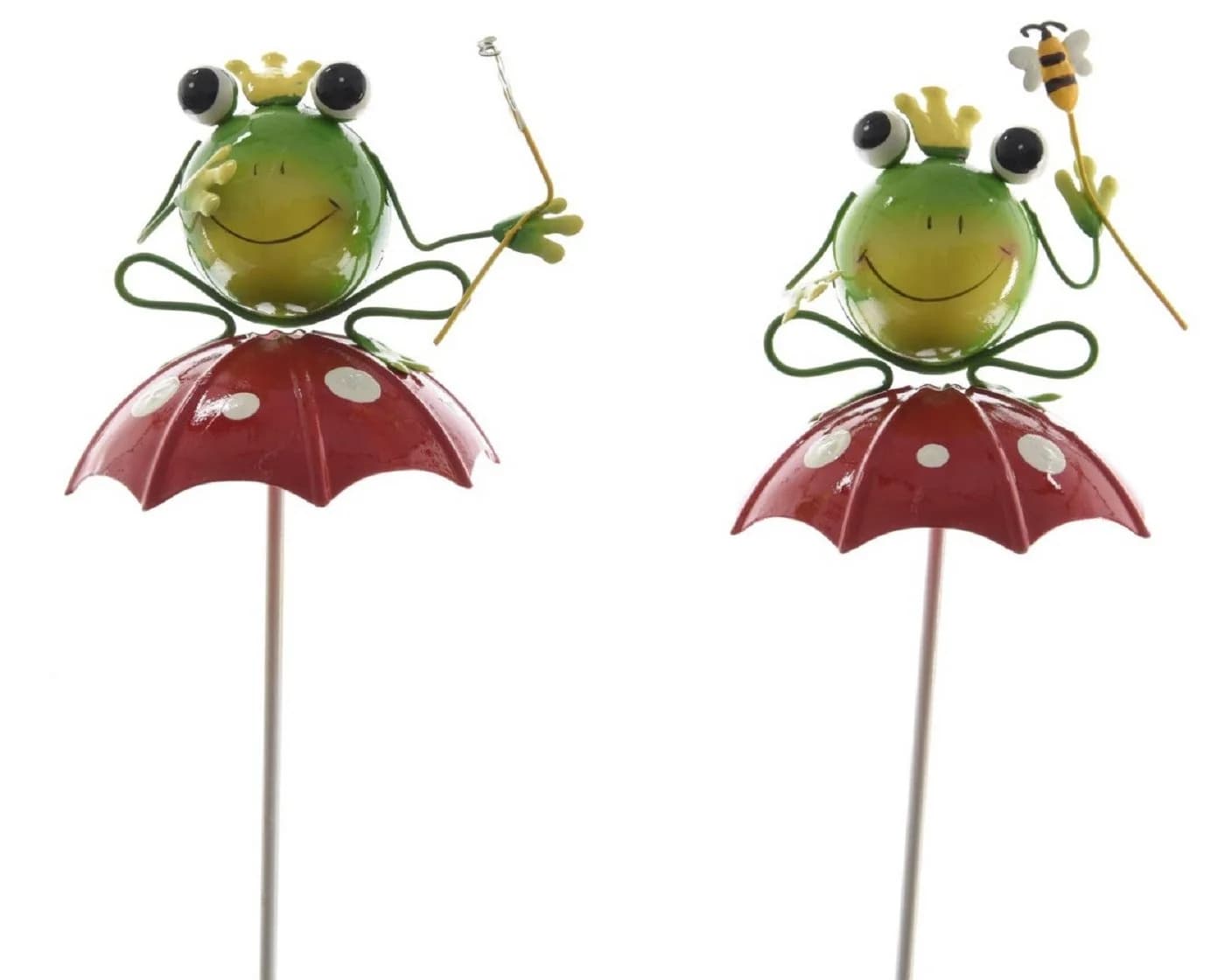 Kaemingk Gartenstecker Frosch Eisen Grün