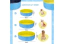 nobleza Faltbarer Hundepool Planschbecken Blau/Gelb Bild 4