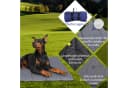nobleza Wasserdichte Hundematte Blau/Grau Faltbar Tragbar Bild 5