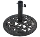 vidaXL Schirmhalter Gusseisen Bronze 9 kg mit Adapter Bild 4