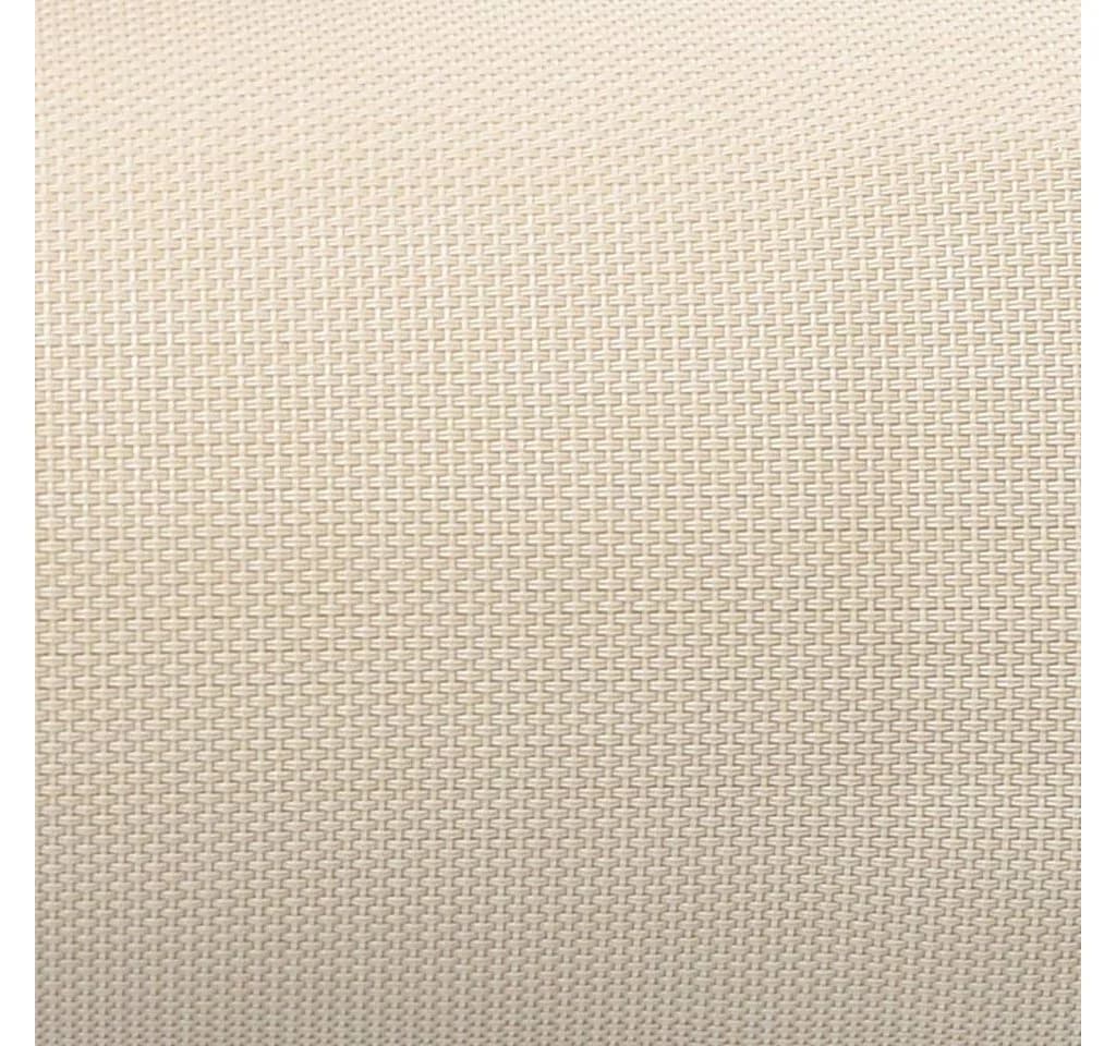 vidaXL Sitzauflage Kopfstütze Creme Textilene - Bild 4