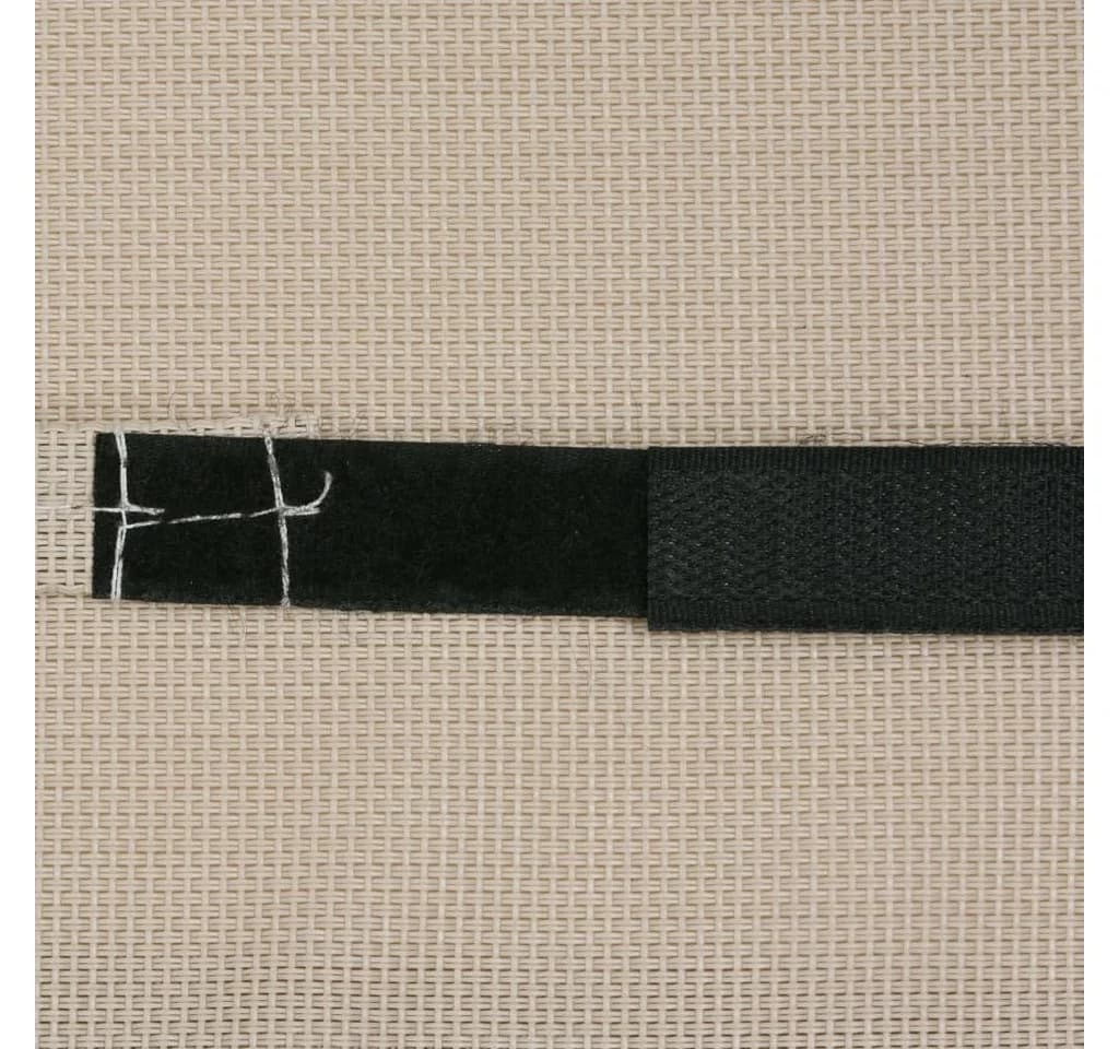 vidaXL Sitzauflage Kopfstütze Creme Textilene - Bild 5