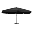 vidaXL Sonnenschirm Schwarz Aluminium-Mast 500 cm Bild 2