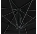 vidaXL Sonnenschirm Schwarz Aluminium-Mast 500 cm Bild 5