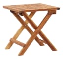 vidaXL Gartentisch Garten-Couchtisch Klappbar Massivholz Bild 2