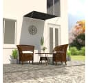 vidaXL Einziehbare Markise Anthrazit 100x150 cm Bild 1