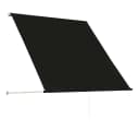 vidaXL Einziehbare Markise Anthrazit 100x150 cm Bild 3
