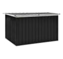 vidaXL Gartenbox Anthrazit Aufbewahrungsbox Stahl Bild 3