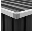 vidaXL Gartenbox Anthrazit Aufbewahrungsbox Stahl Bild 5