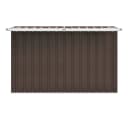 vidaXL Gartenbox Braun Verzinkter Stahl Aufbewahrungsbox Bild 2