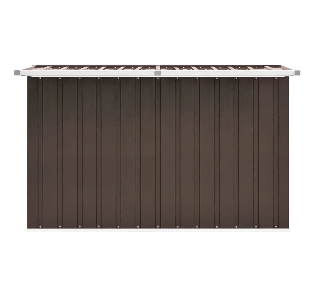 vidaXL Gartenbox Braun Verzinkter Stahl Aufbewahrungsbox - Bild 2