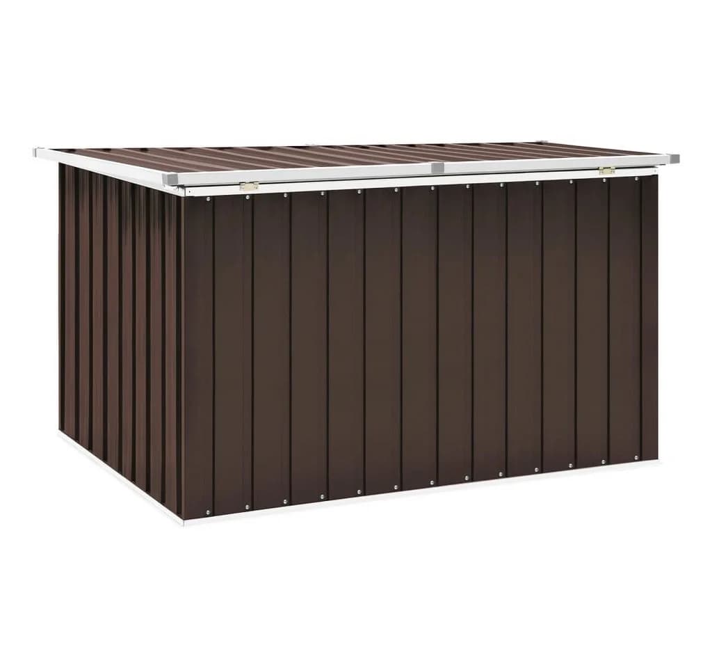 vidaXL Gartenbox Braun Verzinkter Stahl Aufbewahrungsbox - Bild 3