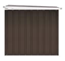 vidaXL Gartenbox Braun Verzinkter Stahl Aufbewahrungsbox Bild 4