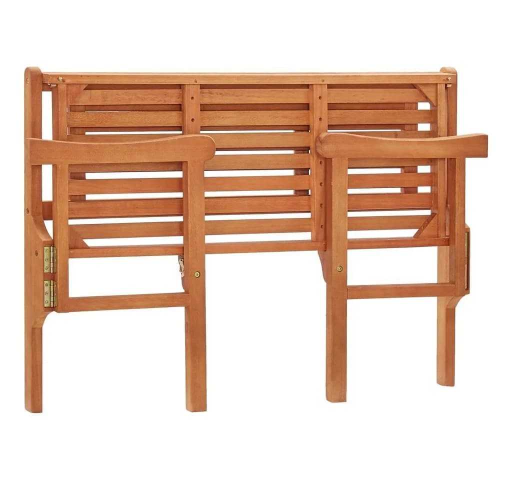 vidaXL Gartenbank Klappbar 120 cm Massivholz Eukalyptus - Bild 5
