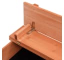 vidaXL Sandkasten Tannenholz mit Klappdeckel Bild 5