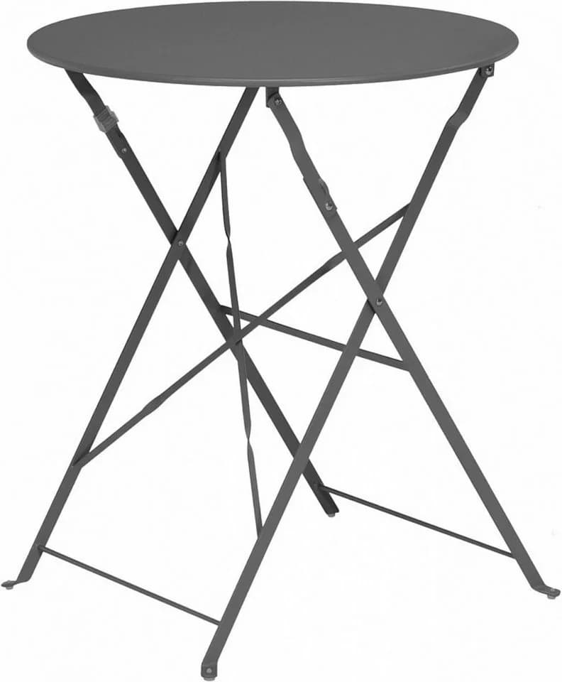 Koopman Klapptisch Metall Rund Anthrazit Ø 60 cm - Bild 2