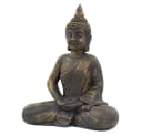 ECD Germany Buddha Figur Bronze Polyresin Deko Bild 2