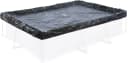 EXIT Pool-Abdeckplane Rechteckig 153x214cm Schwarz Kunststoff Bild 2