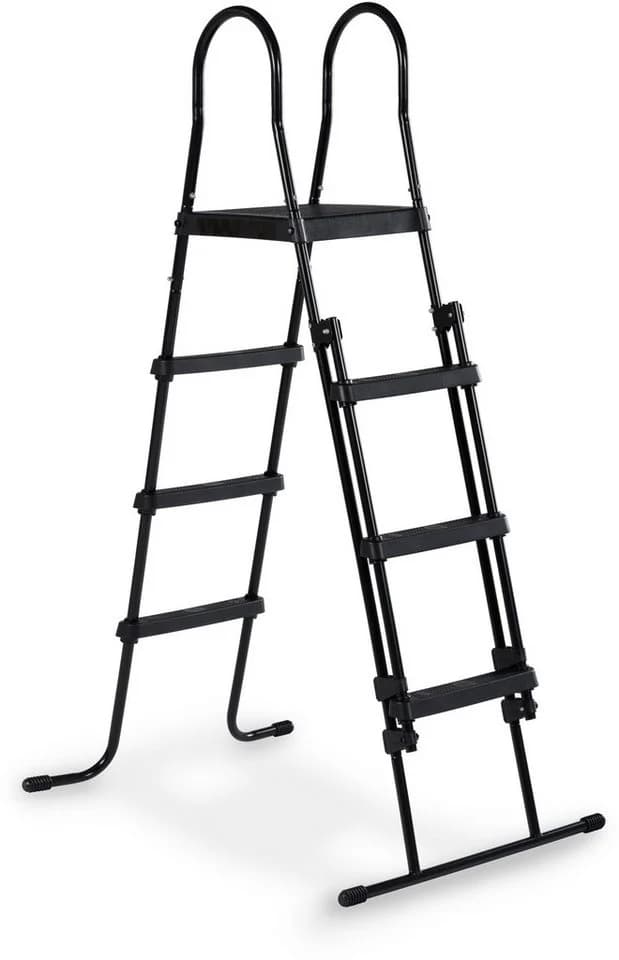EXIT Poolleiter Schwarz für Rahmenhöhen 108-122 cm mit Anti-Rutsch-Sprossen - Bild 2