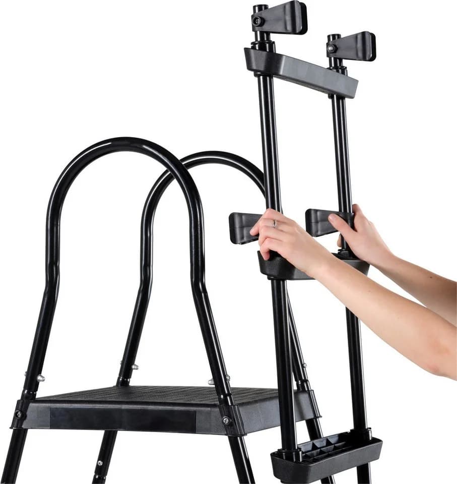 EXIT Poolleiter Schwarz für Rahmenhöhen 108-122 cm mit Anti-Rutsch-Sprossen - Bild 5