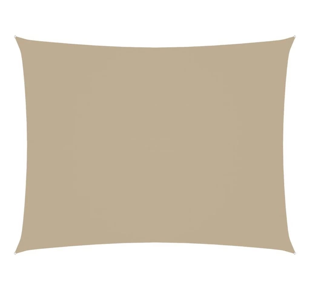 vidaXL Sonnensegel Rechteckig 3,5x4,5 m Beige Oxford-Gewebe - Bild 2