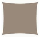 vidaXL Sonnensegel 3,6x3,6 m Taupe PU-beschichtetes Oxford-Gewebe Bild 2