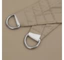 vidaXL Sonnensegel 3,6x3,6 m Taupe PU-beschichtetes Oxford-Gewebe Bild 5