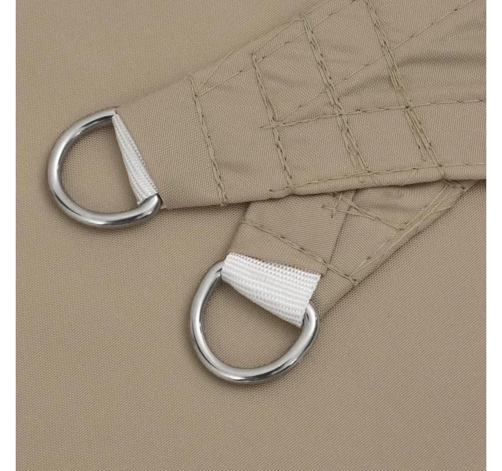 vidaXL Sonnensegel 3,6x3,6 m Taupe PU-beschichtetes Oxford-Gewebe - Bild 5