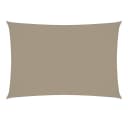 vidaXL Sonnensegel Rechteckig 3x5 m Taupe PU-Gewebe Bild 2