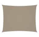 vidaXL Sonnensegel 4x5 m Taupe Rechteckig Bild 2