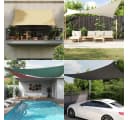 vidaXL Sonnensegel Rechteckig 2,5x3,5 m Dunkelgrün Oxford-Gewebe Bild 1
