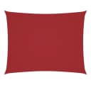 vidaXL Sonnensegel Rechteckig 3x4m Rot PU-Oxford Bild 2