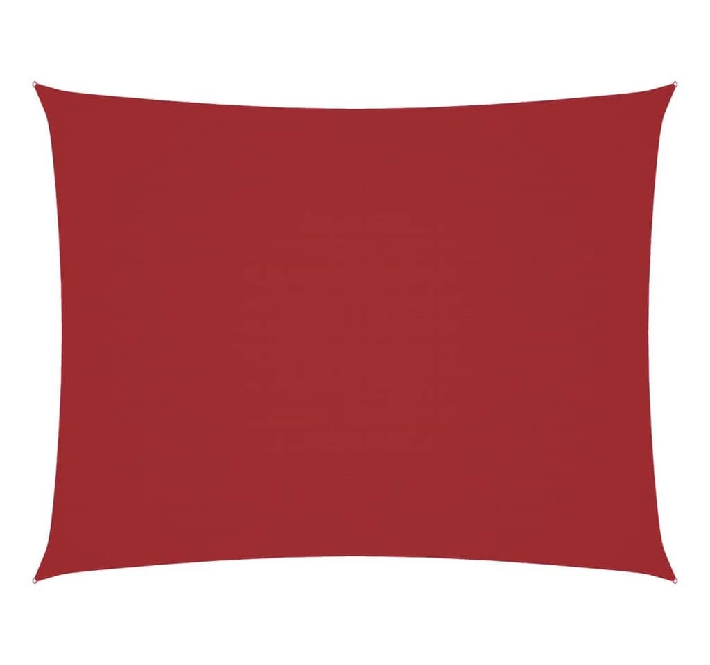 vidaXL Sonnensegel Rechteckig 3x4m Rot PU-Oxford - Bild 2