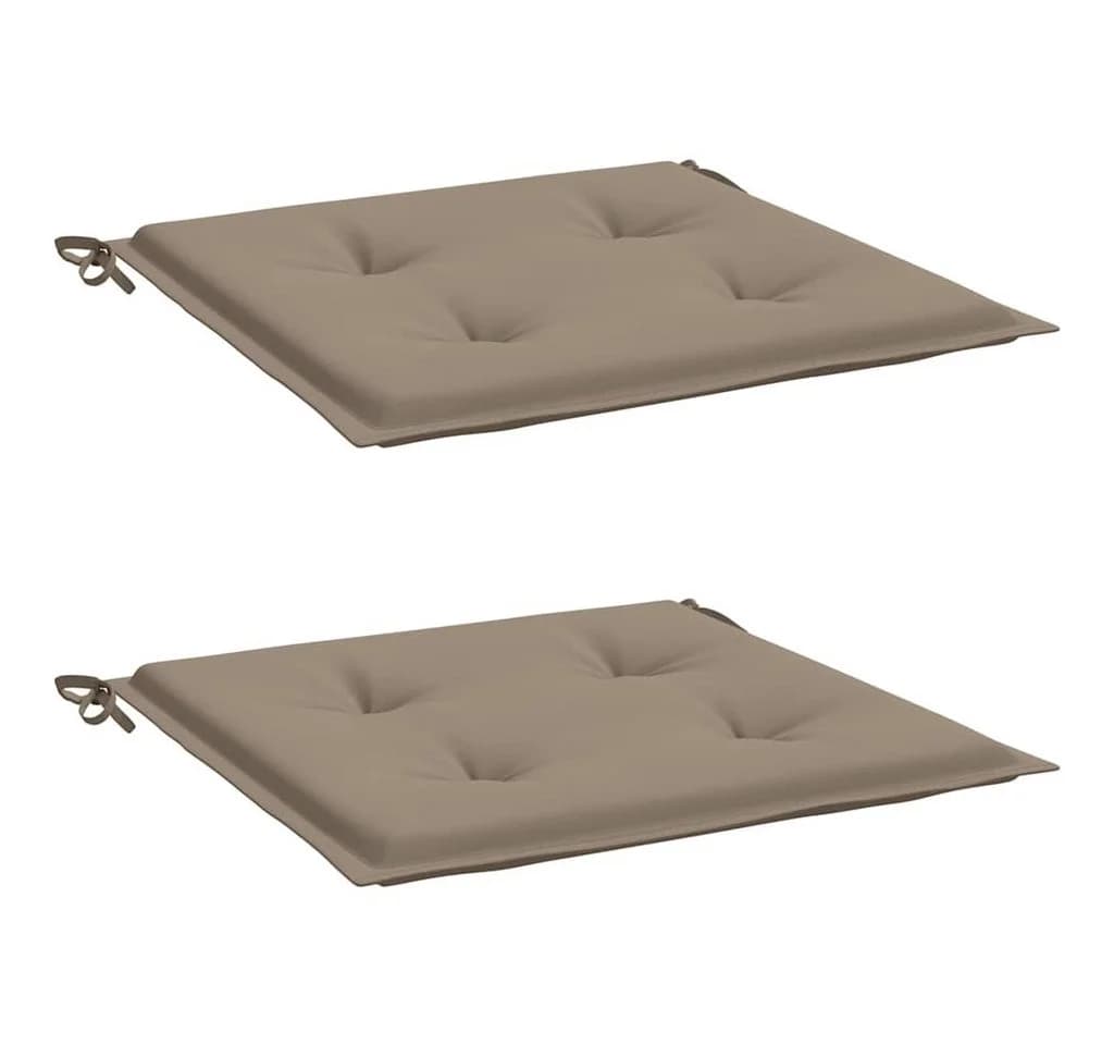 vidaXL Sitzauflage Gartenstuhl-Kissen Taupe Oxford-Gewebe 2 Stk. - Bild 2