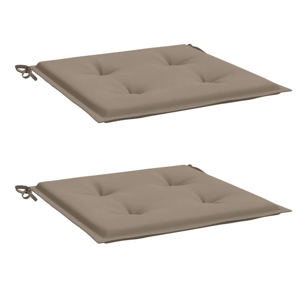 vidaXL Sitzauflage Gartenstuhl-Kissen Taupe Oxford-Gewebe 2 Stk. - Bild 3
