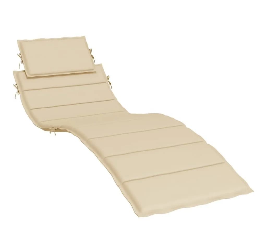 vidaXL Sitzauflage Sonnenliege Beige Oxford-Gewebe - Bild 2