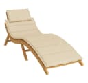 vidaXL Sitzauflage Sonnenliege Beige Oxford-Gewebe Bild 3