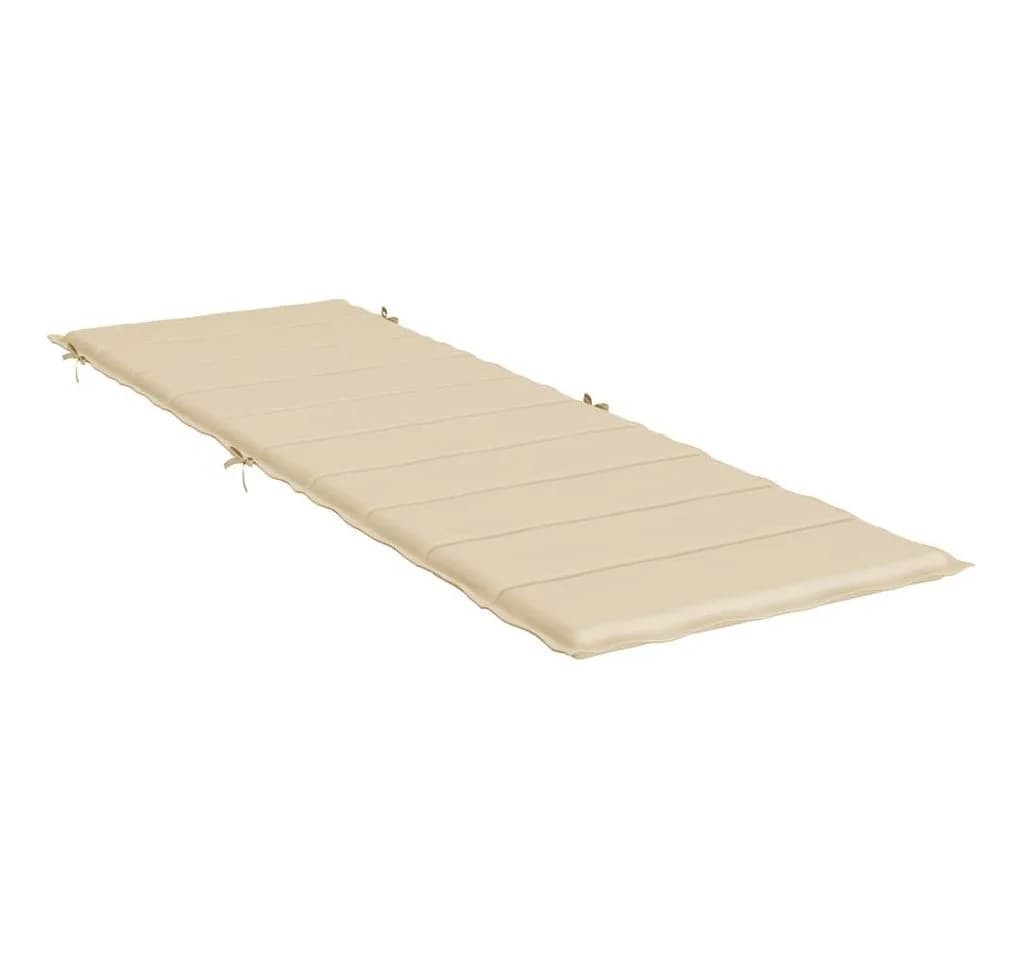 vidaXL Sitzauflage Sonnenliege Beige Oxford-Gewebe - Bild 4