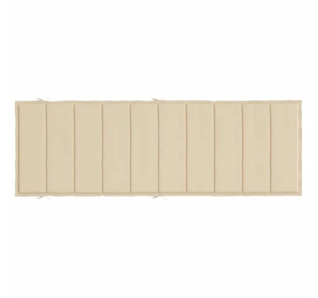 vidaXL Sitzauflage Sonnenliege Beige Oxford-Gewebe - Bild 5