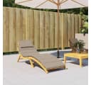 vidaXL Sitzauflage Sonnenliegen Taupe Oxford-Gewebe Bild 1