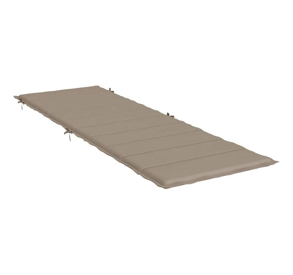 vidaXL Sitzauflage Sonnenliegen Taupe Oxford-Gewebe - Bild 4