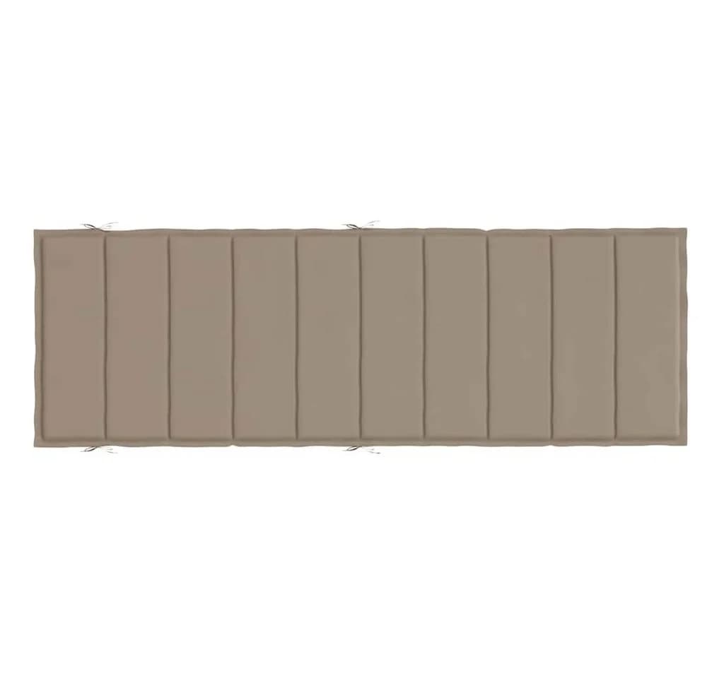 vidaXL Sitzauflage Sonnenliegen Taupe Oxford-Gewebe - Bild 5