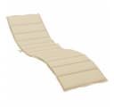 VIDAXL Sitzauflage Sonnenliegen-Auflage Beige Bild 2