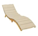 VIDAXL Sitzauflage Sonnenliegen-Auflage Beige Bild 3