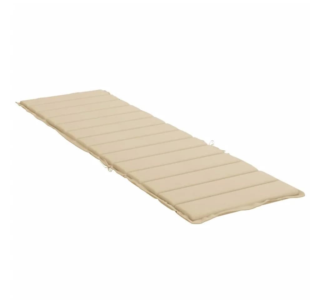 VIDAXL Sitzauflage Sonnenliegen-Auflage Beige - Bild 4