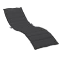 vidaXL Sitzauflage Sonnenliegen Schwarz Oxford-Gewebe Bild 2