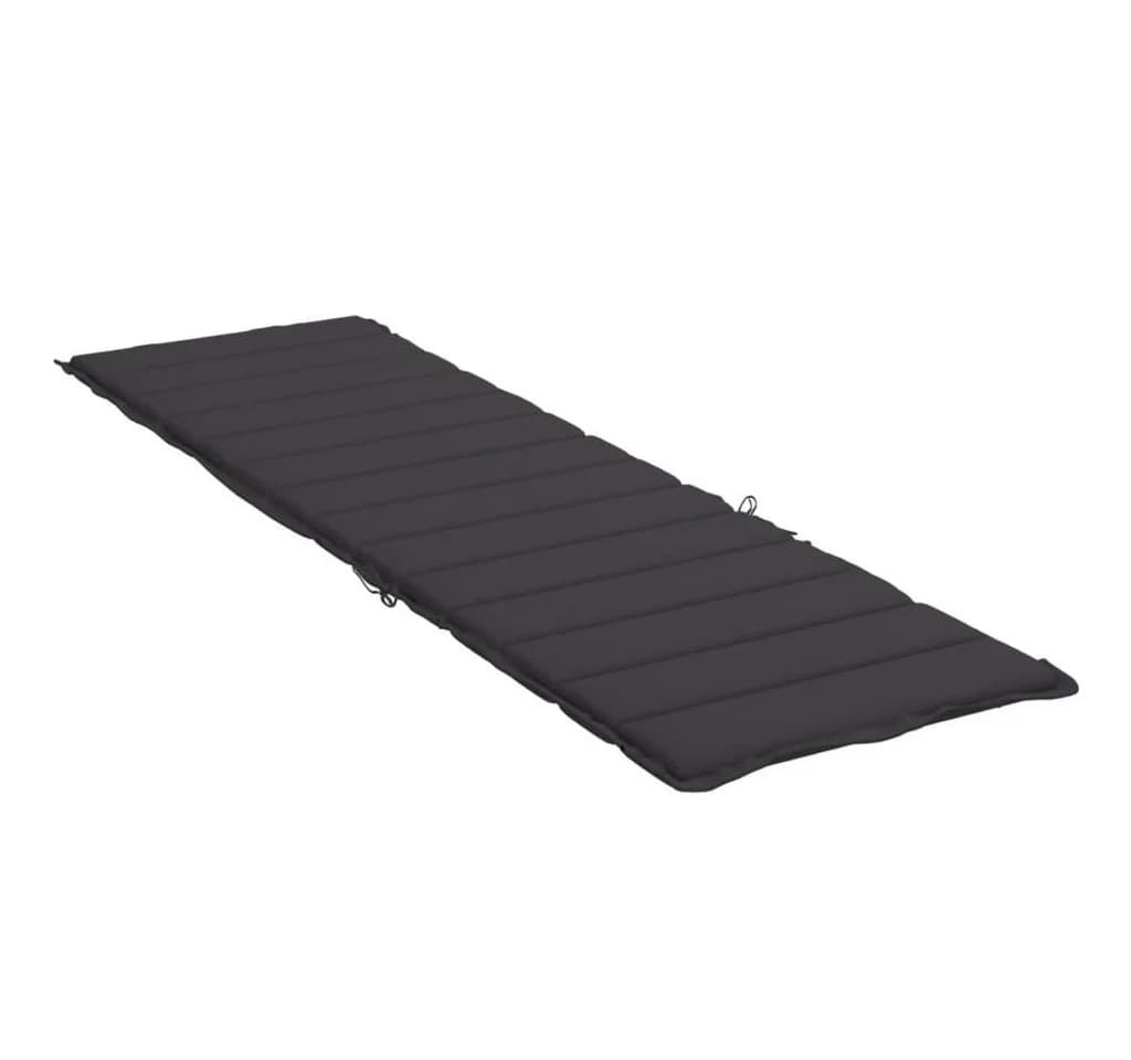 vidaXL Sitzauflage Sonnenliegen Schwarz Oxford-Gewebe - Bild 4