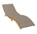 vidaXL Sitzauflage Taupe Oxford-Gewebe Wasserabweisend Bild 3